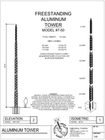 Universal Towers 50' Tower Kits