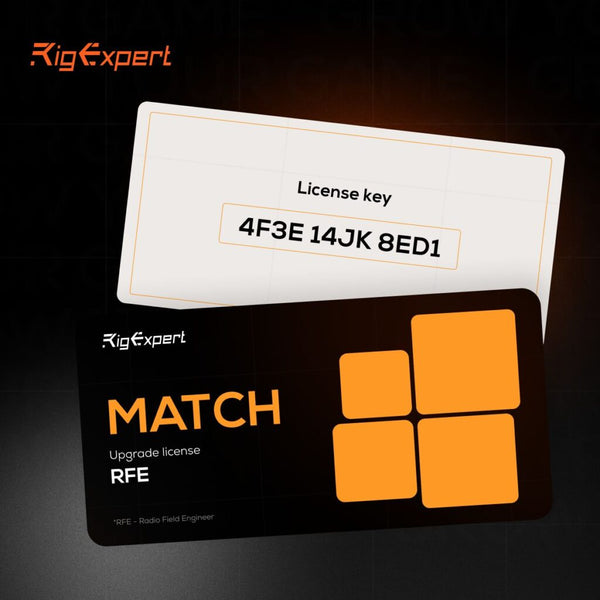 RigExpert MATCH RFE Upgrade License - up to 500 mhz