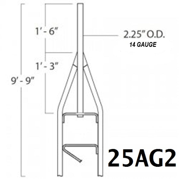 Rohn 25AG2 Standard Top Section