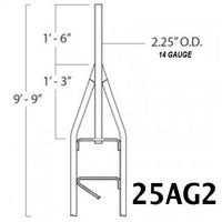 25SS040 40' Self Supporting Tower Kit