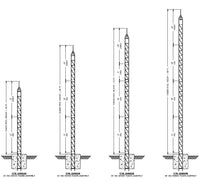 25SS030 30' Self Supporting Rohn Tower Kit