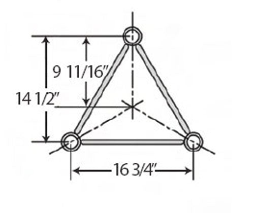 Rohn 45G Standard Section – Antenna Parts Outlet