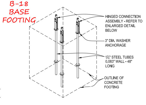Universal Towers Base Footings