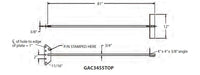 Rohn GAC3455TOP Concrete Guy Anchor